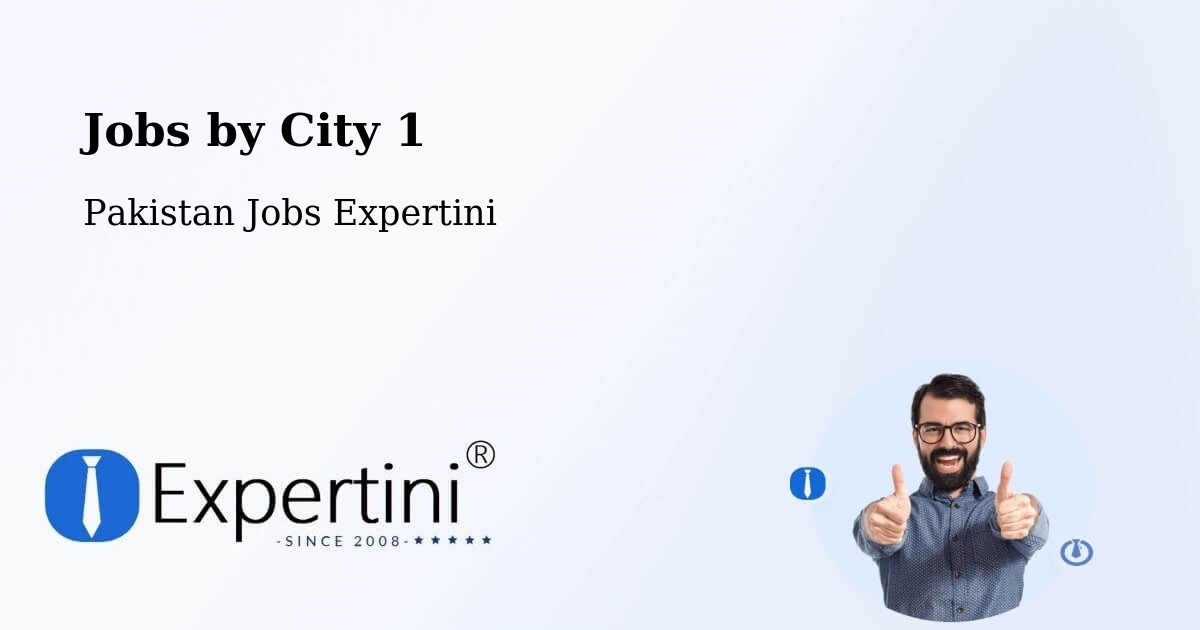 City Jobs in Pakistan - Expertini